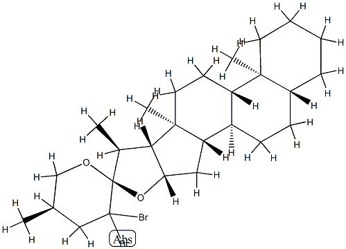 (22S,25R)-23,23-디브로모-5α-스피로스탄