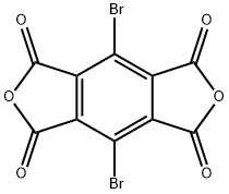 ジブロモピロメリット酸二無水物 化学構造式