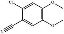 2-chloro-4,5-dimethoxybenzonitrile Structure