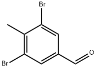 3,5-dibromo-4-methylbenzaldehyde Struktur