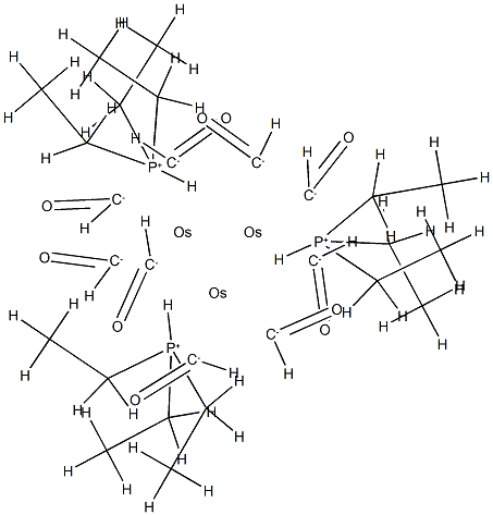 triangulo-nonacarbonyltris(triethylphosphine)triosmium 结构式