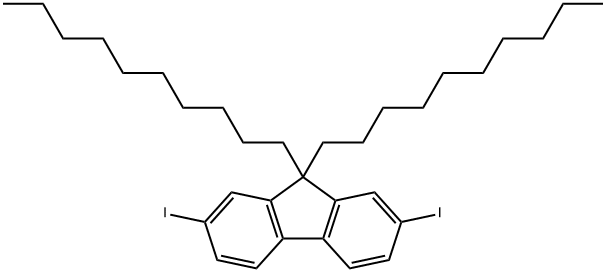 2 7-DIIODO-9 9-DI-(3' 7'-DIMETHYLOCTYL)& Structure