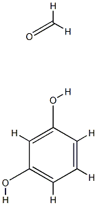 レゾルシン·アルムアルデヒド重 化学構造式
