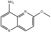6-甲氧基-[1,5]萘啶-4-胺, 249889-69-8, 结构式