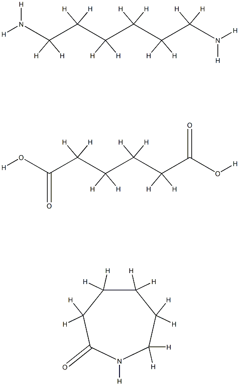 ε-己内酰胺与亚胺基六次甲基亚胺基己二酰的聚合物,24993-04-2,结构式