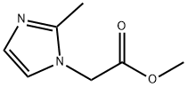 (2-methyl-imidazol-1-yl)-acetic acid methyl ester Structure