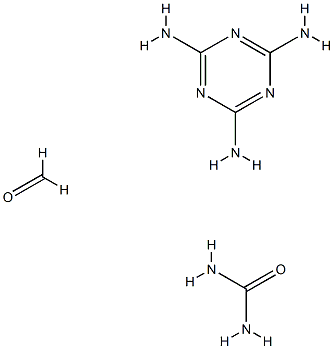 요소, 포름알데히드와 1,3,5-트리아진-2,4,6-트리아진과 결합한 폴리머