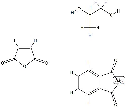 不饱和聚酯树脂(3198型),25037-66-5,结构式