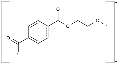 聚对苯二甲酸乙二醇酯树脂 结构式