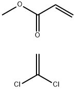 POLY(VINYLIDENE CHLORIDE-CO-METHYL ACRYLATE) Structure