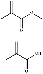 メタクリル酸·メタクリル酸メチル共重 化学構造式