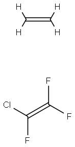 聚(乙烯-氯代三氟乙烯), 25101-45-5, 结构式