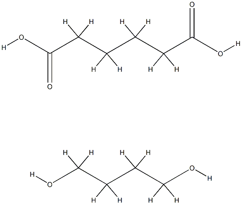 アジピン酸·１，４ブタンジオル重 化学構造式
