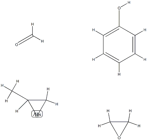 Formaldehyde, polymer with methyloxirane, oxirane and phenol Struktur