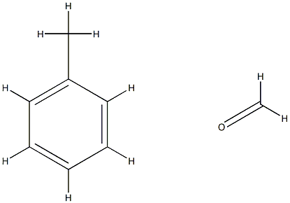 Formaldehyde, polymer with methylbenzene Struktur