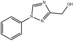 (1-苯基-1H-1,2,4-三唑-3-基)甲醇, 2518-43-6, 结构式