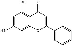 4H-1-Benzopyran-4-one,7-amino-5-hydroxy-2-phenyl-(9CI) Structure