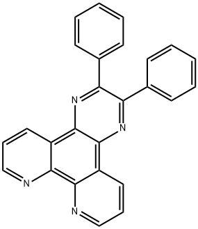 2,3-diphenylpyrazino[2,3-f][1,10]phenanthroline 结构式