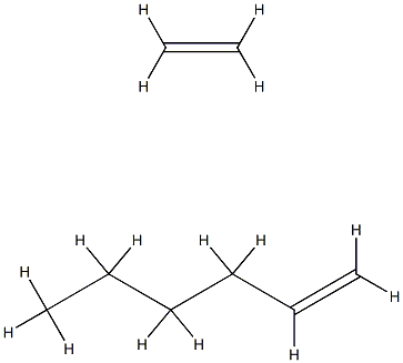 エチレン·１ヘキセン共重 化学構造式