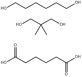 1,6-己二酸与1,6-己二醇和新戊二醇的聚合物 结构式