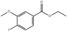 4-碘-3-甲氧基苯甲酸乙酯 结构式