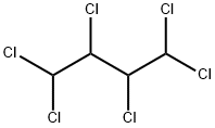1,1,2,3,4,4-ヘキサクロロブタン 化学構造式