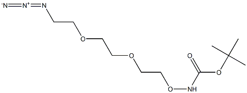 Boc-Aminooxy-PEG2-Azide, 252378-68-0, 结构式