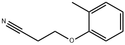 3-(2-methylphenoxy)propanenitrile Struktur