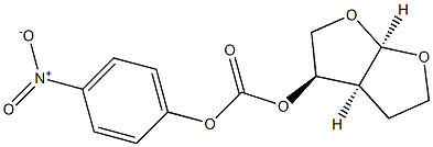 (3R,3ΑS,6ΑR)-六氢呋喃并[2,3-Β]呋喃-3-基-4-硝基苯基碳酸酯, 252873-35-1, 结构式