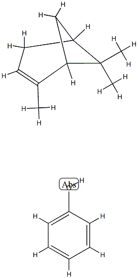 Phenol, polymer with 2,6,6-trimethylbicyclo3.1.1hept-2-ene Struktur