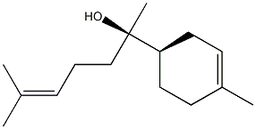 rac-(R*)-1,5-ジメチル-1-[(R*)-4-メチル-3-シクロヘキセン-1β*-イル]-4-ヘキセン-1-オール 化学構造式
