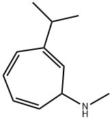 2,4,6-Cycloheptatrien-1-ylamine,3-isopropyl-N-methyl-(8CI) Structure
