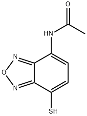 4-乙酰氨基-7-巯基-2,1,3-苯并恶二唑, 254973-02-9, 结构式