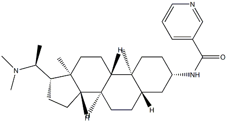 表粉蕊黄杨胺B, 2552-06-9, 结构式