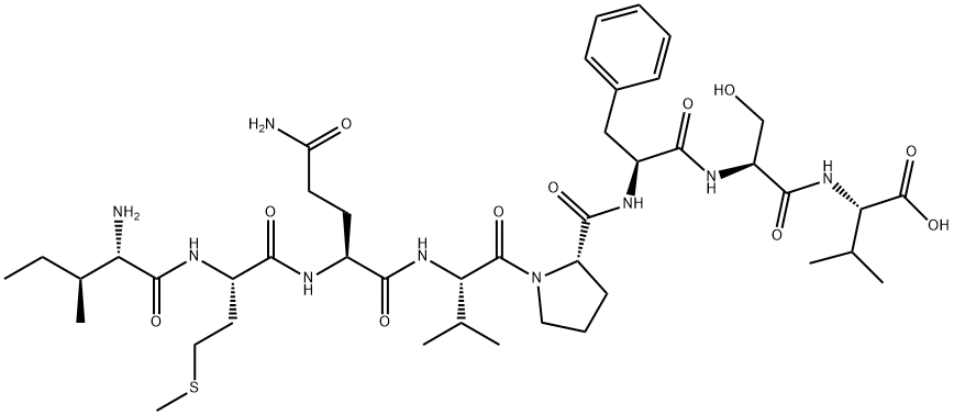 (DES-ASP187,MET186)-MELANOCYTE PROTEIN PMEL 17 (185-193) (HUMAN, BOVINE, MOUSE), 255710-51-1, 结构式