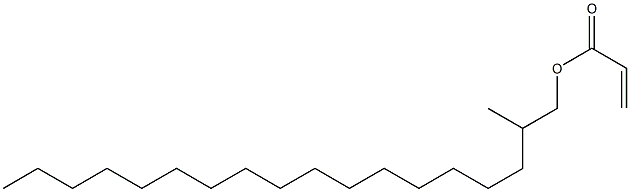 聚(甲基丙烯酸十八酸酯) 结构式