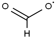 Hydrocarboxyl radical Struktur