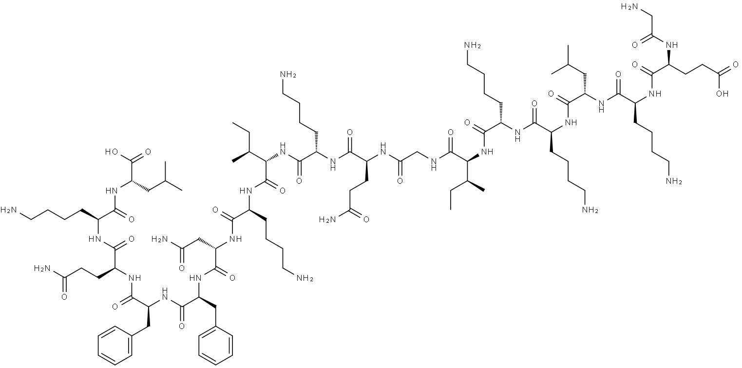 抗菌肽CRAMP-18, 256639-17-5, 结构式