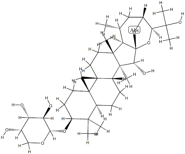 シミゲノール3‐Α‐L‐アラビノシド 化学構造式