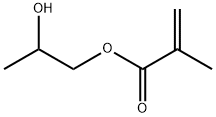 ポリ(メタクリル酸2-ヒドロキシプロピル) 化学構造式