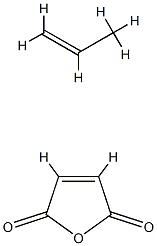 ポリプロピレン水マレイン酸化物 化学構造式