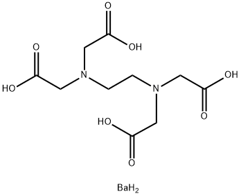 barium N,N'-1,2-ethanediylbis[N-(carboxymethyl)glycinate 结构式