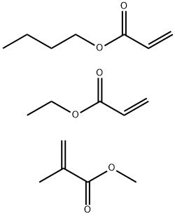 25767-43-5 2-甲基-2-丙烯酸甲酯与2-丙烯酸丁酯和2-丙烯酸乙酯的聚合物