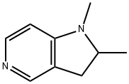 1H-Pyrrolo[3,2-c]pyridine,2,3-dihydro-1,2-dimethyl-(9CI),257937-12-5,结构式