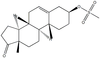 5-Androsten-3β-ol-17-one Methanesulfonate Structure