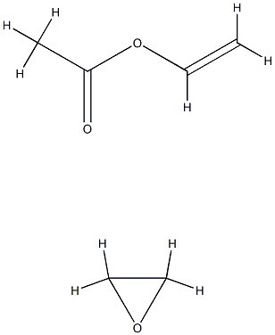 乙酸乙烯基酯与环氧乙烷的聚合物 结构式