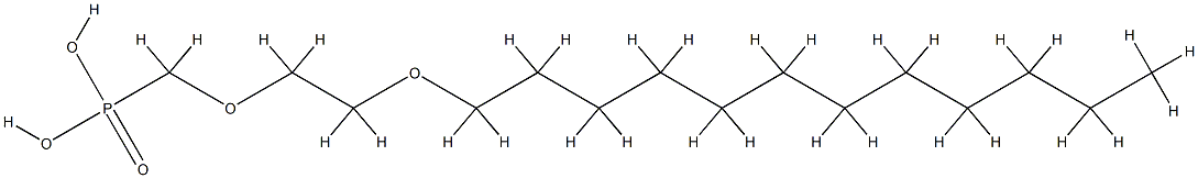 ラウレス－３リン酸 化学構造式