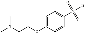 4-(2-（dimethylamino）ethoxy)benzene-1-sulfonylchloride Struktur