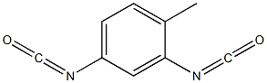 2,4-异氰酸-1-甲苯的均聚物 结构式