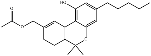 11-Acetoxy-Δ9-tetrahydro Cannabinol Struktur